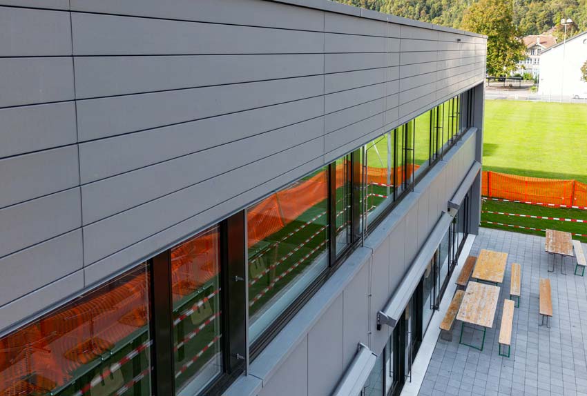 Metallfassade Neubau